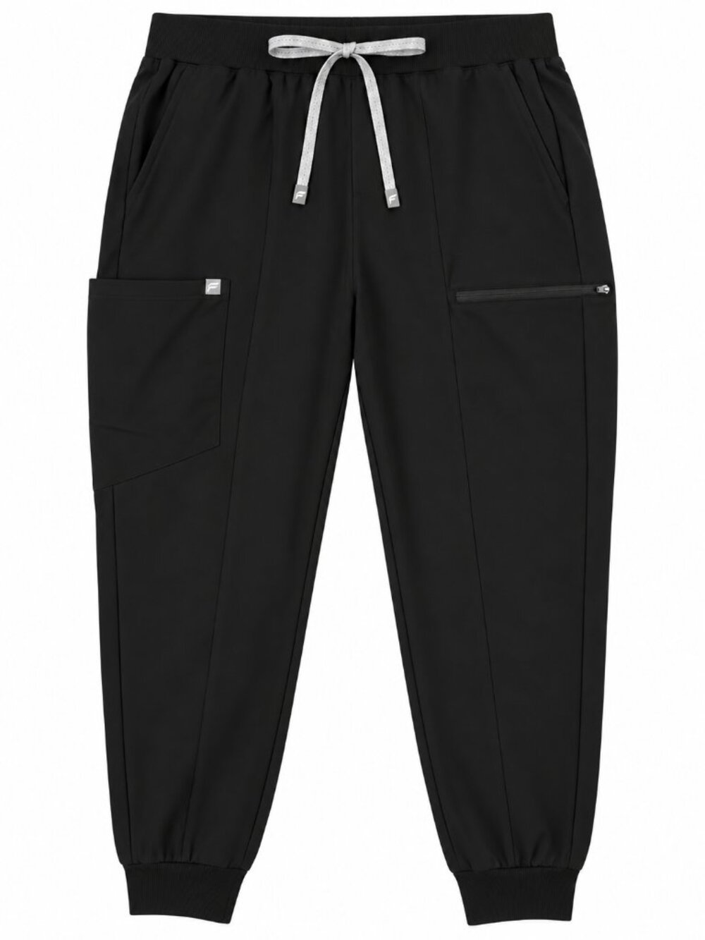 Fabletics On-Call Scrub Jogger Pants XXL/1X Black Stretch Cargo NWOT
